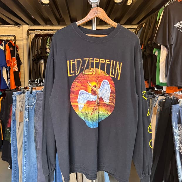 레드 제플린 Led Zeppelin 프린팅 롱슬리브 티셔츠