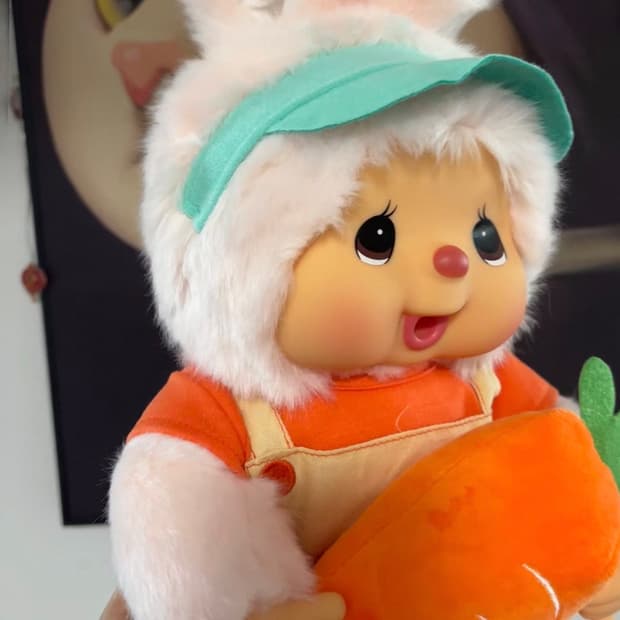 몬치치 치무탄 농장 당근뽑기 L 인형🥕