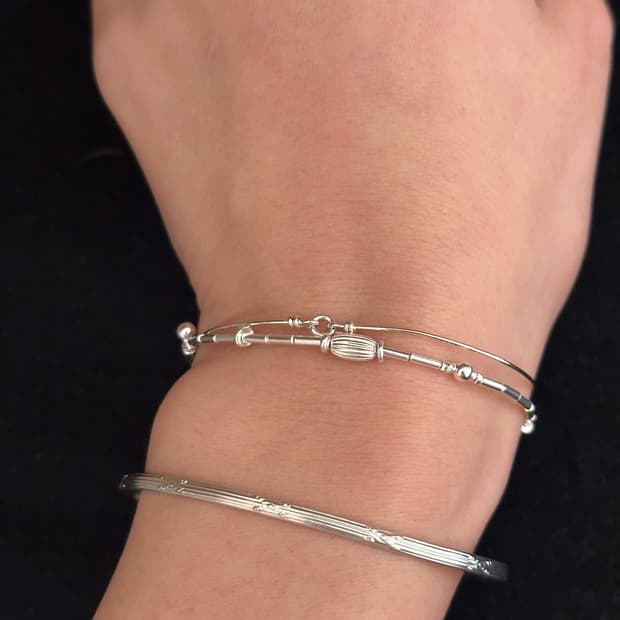 Antique-Inspired Silver Mix Bracelet