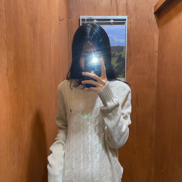 (M) POLO 폴로 랄프로렌 케이블 니트