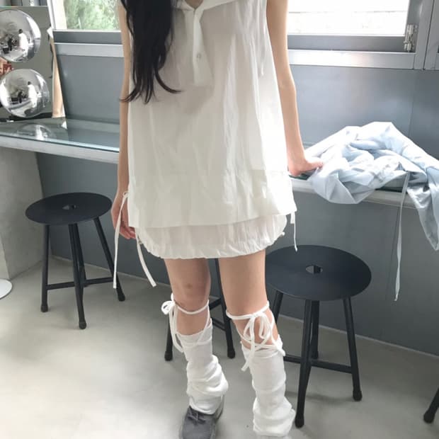 히피디피 원피스 나시 슬리브리스 비삼샵디에이디김아홉에프터먼데이아워캐비넷