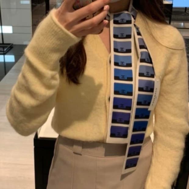 샤넬 클래시백 패턴 트윌리 