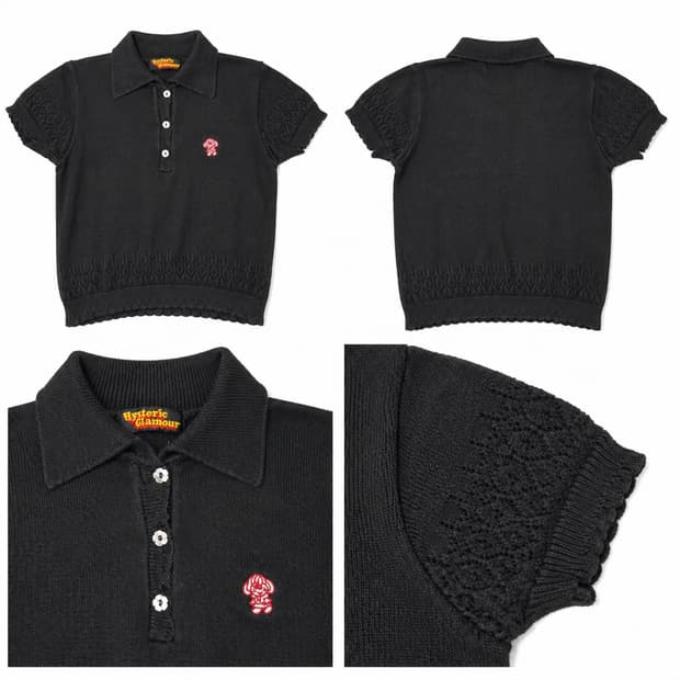 히스테릭 글래머 폴로 티셔츠