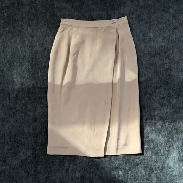 cashmere house 랩 실크 스커트