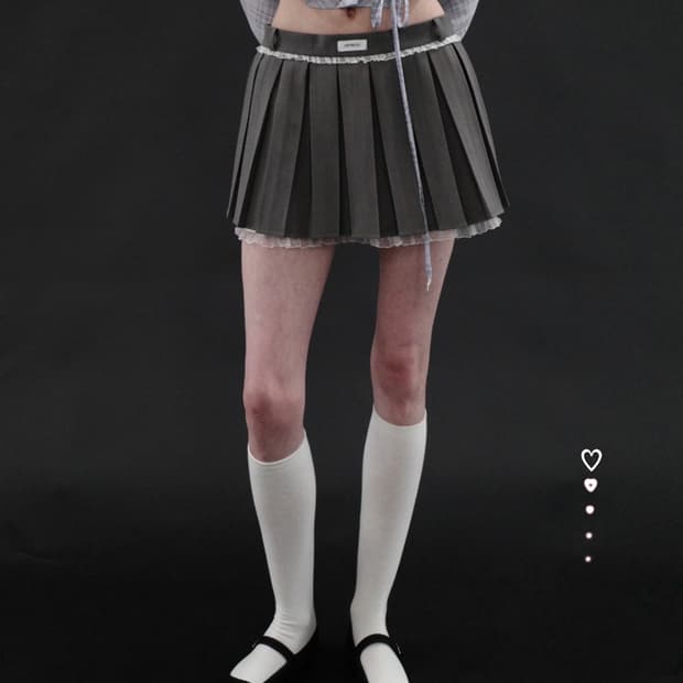 Dryrose piano lace sk (gray)