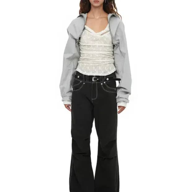 세릭 CERRIC CHAIN STITCH PANTS