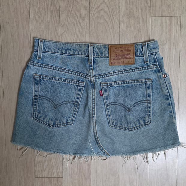 리바이스 550 데님 스커트