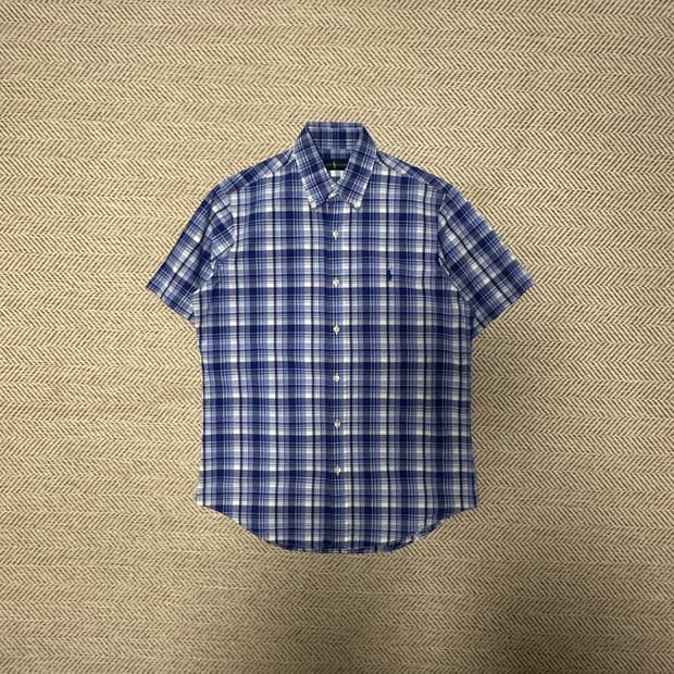 POLO RALPH LAUREN half shirt check
