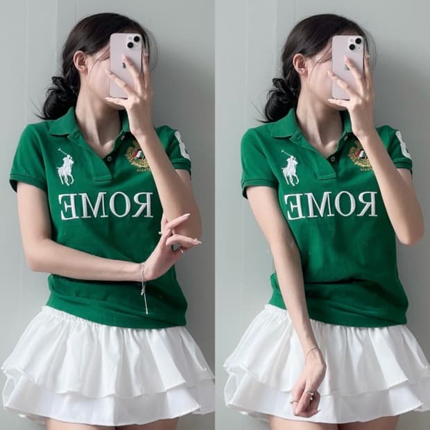 폴로 빅포니 로마 반팔 카라티 