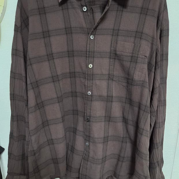 해칭룸 클래식 셔츠 다크브라운 