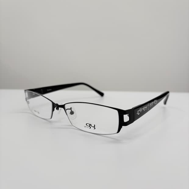 GIVY 기비 블랙 사각 빈티지안경