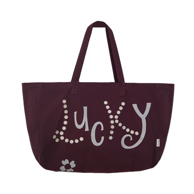 나비버스 naviverse lucky tote 러키 토트백 버건디