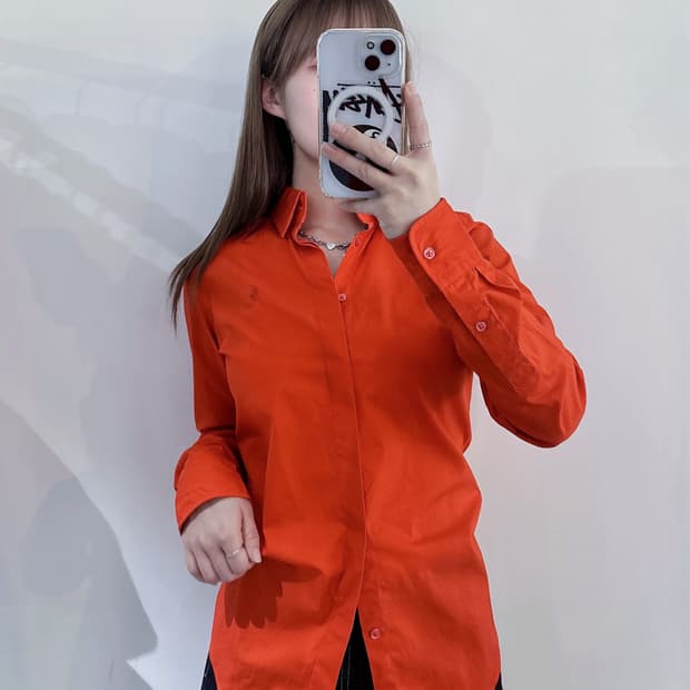 폴로랄프로렌 레드포니 레드 셔츠