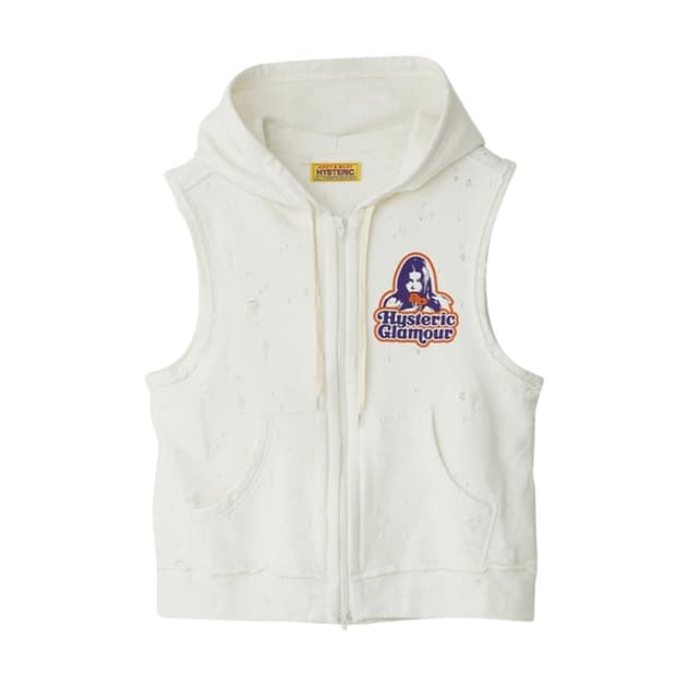 Hysteric Glamour 후드베스트 girls take over