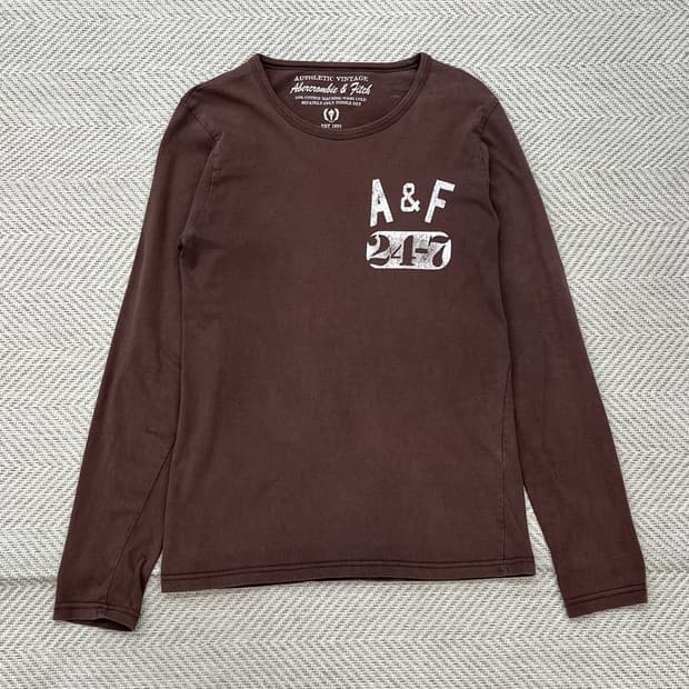 아베크롬비 프린팅 롱슬리브 r2355