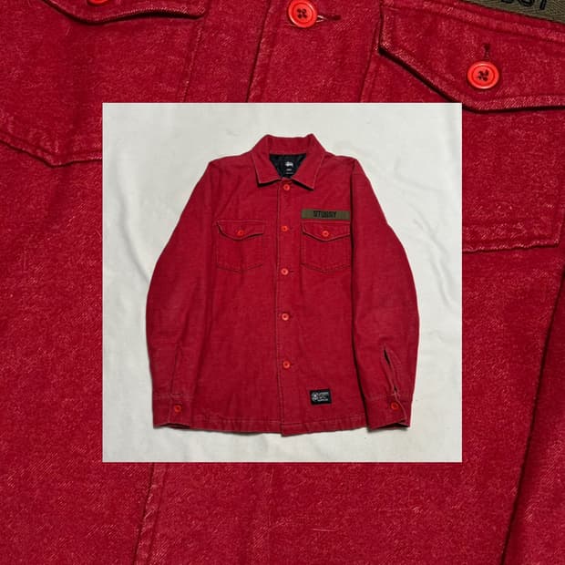 스투시 20주년 셔츠 자켓