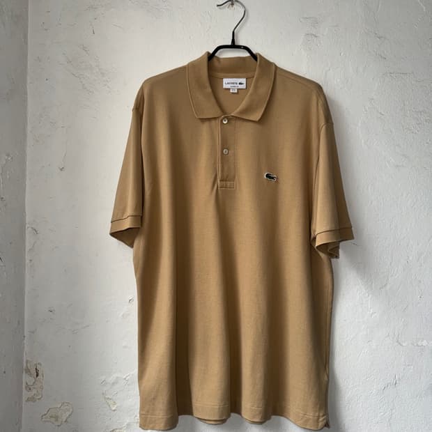 [XL]lacoste 라코스테 베이지 반팔 카라티