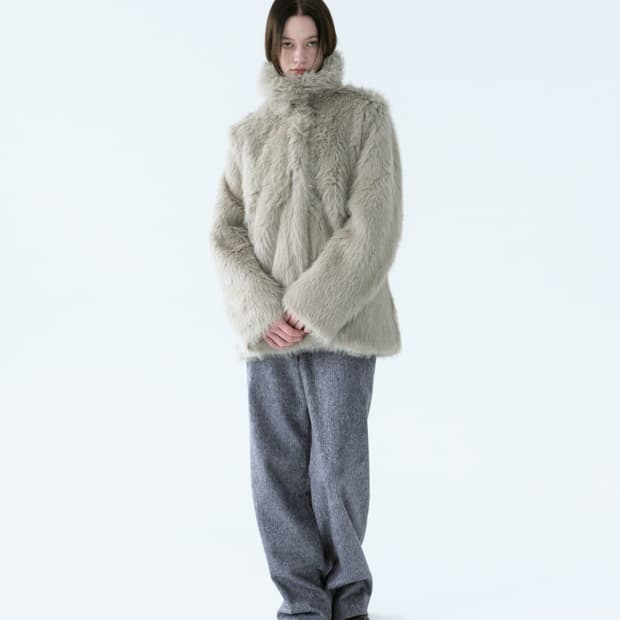 (당일발송/택O) 휘 포그 퍼자켓 판매합니다.