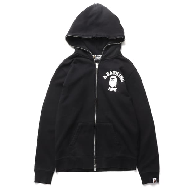 A BATHING APE Rhinestone Full Zip Hoodie