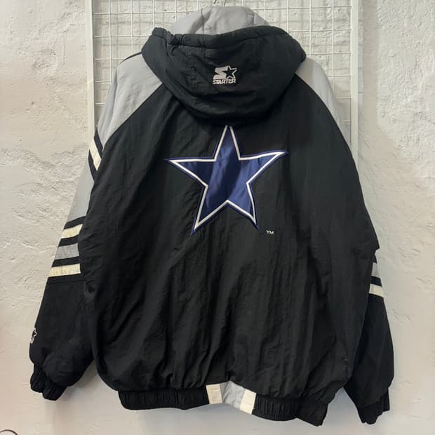 스타터 X NFL 90s 올드스쿨 댈러스 카우보이스 패딩 L