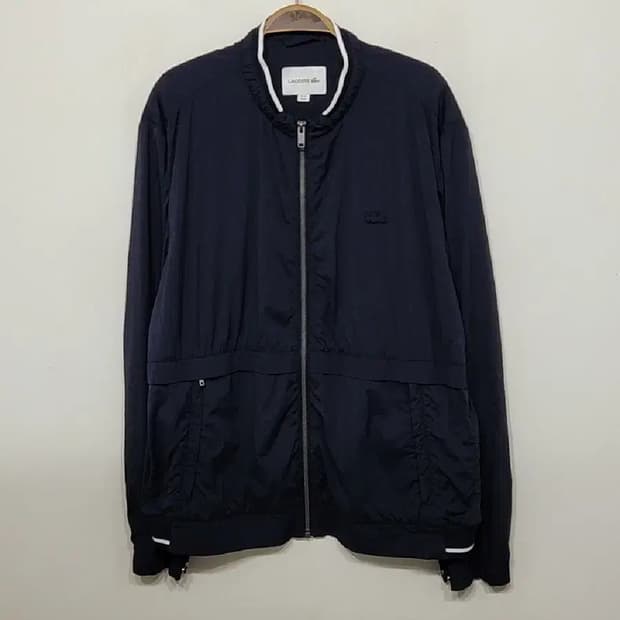 (L) 라코스테 바람막이 점퍼 네이비 윈드스토퍼 자켓 스판 