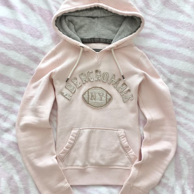 아베크롬비 연핑크 쿠키로고 후드티 핀터레스트 러힙 히메갸루