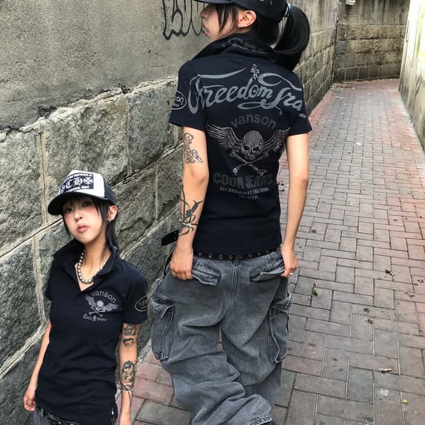 < Vanson X Cook Jeans Collaboration PK T