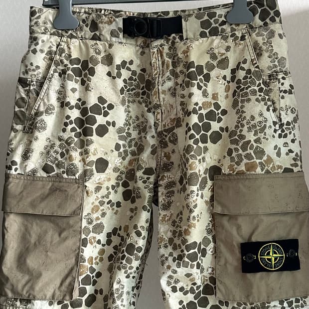 스톤아일랜드 엘리게이터 카모 팬츠 18ss