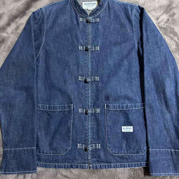 네이버후드 쿵푸 데님 자켓