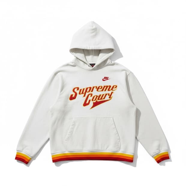 나이키 슈프림 코트 플리스 후드집업