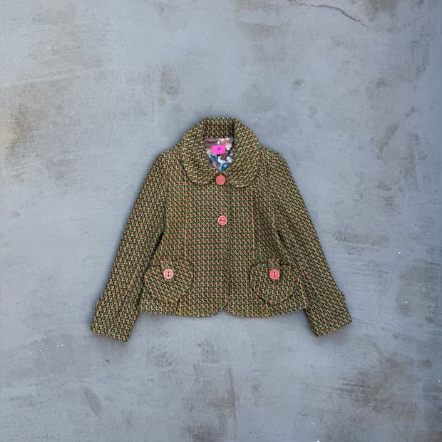 sellys 셀리 울 트위드 자켓