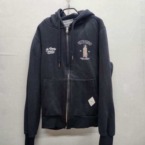 세인트페인 성모마리아 프린팅 후드집업 S(L)