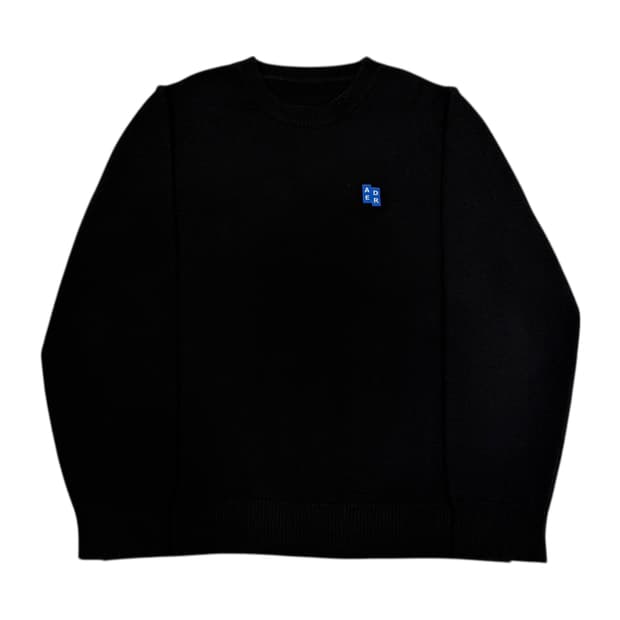 아더에러 TRS 태그 스웨터 니트 블랙 XL
