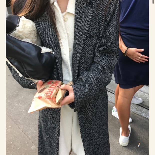 714center Vintage Herringbon coat