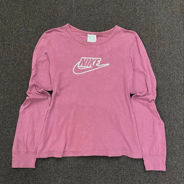 L)Nike y2k 인디핑크 롱슬리브