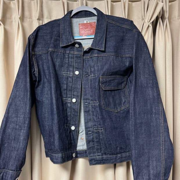 아웃스탠딩 셀비지 데님 1ST 자켓 L