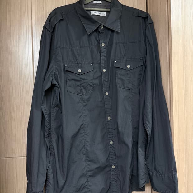 캘빈클라인 밀리터리 셔츠