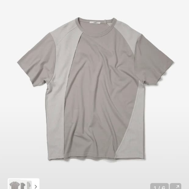 ETCE (MIXED PANEL T-SHIRT) L사이즈