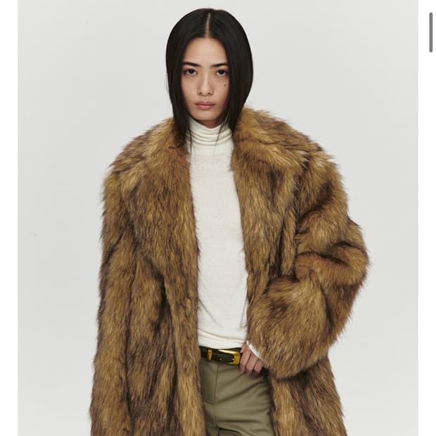 (구매) 호이테 퍼 코트 자켓 구매합니다