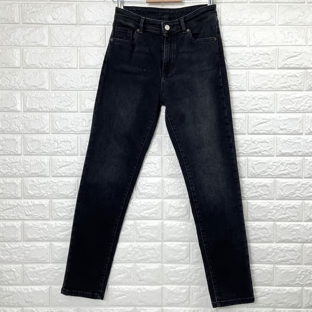 마시모두띠 여성 하이라이즈 블랙 슬림 데님 talla 38