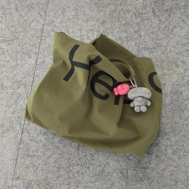 헬로듀드 빅 토트백 - 카키