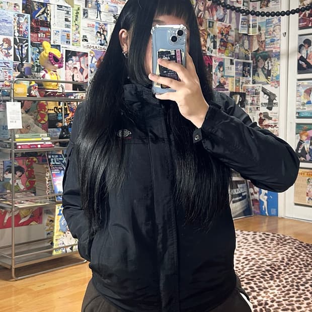 디키즈 블랙 고프코어 바람막이 자켓