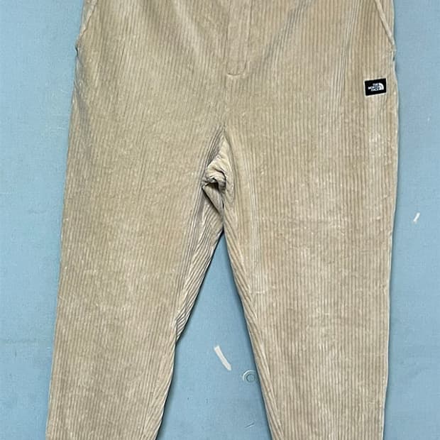 노스페이스 코듀로이 조거팬츠 새상품 추동복 스트레치 밴딩 L 32