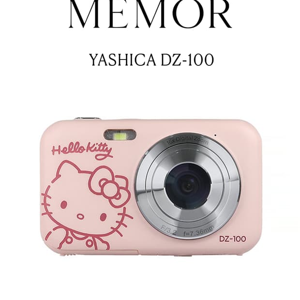 새상품/뽀용작례🎀YASHICA DZ-100 야시카 디카 카메라