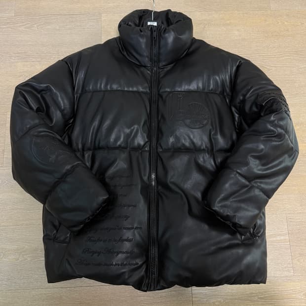 자라 에코레더 패딩 3427/300/800 L-XL