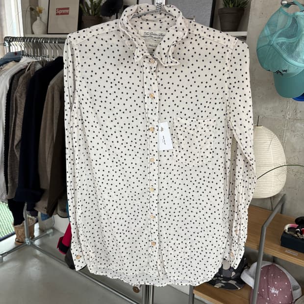 Remi relief 레미 릴리프 도트 린넨 셔츠