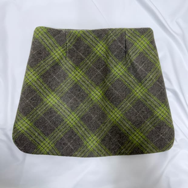 마가린핑거스 스커트 M사이즈 Green Check