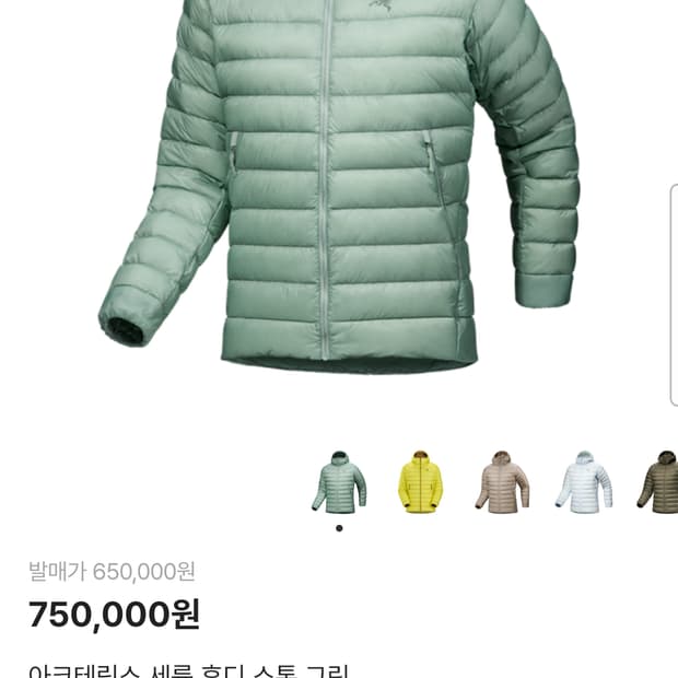 아크테릭스 세륨 m 스톤그린