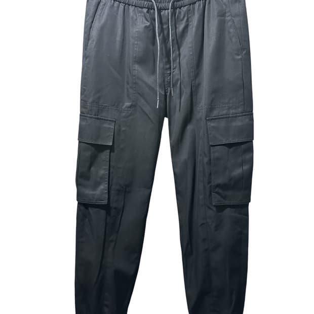 준지 22fw 카고 조거 팬츠 블랙 46