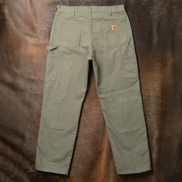 [36] 칼하트 B111 MOS 플란넬 라이닝 싱글니 카펜터 팬츠 